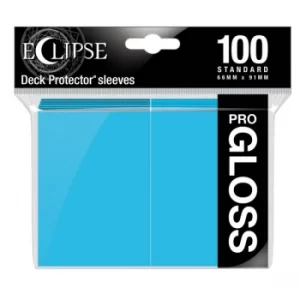 Ultra Pro Eclipse Gloss Standard Sleeves: Sky Blue -100 Sleeves