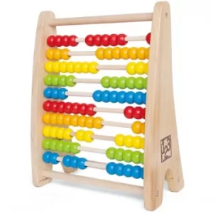 Hape Rainbow Bead Abacus Wooden Activity Toy