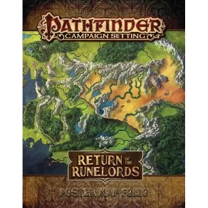 Pathfinder Campaign Setting Return of the Runelords Poster Map Folio
