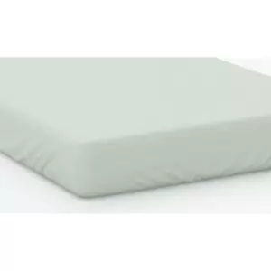 100% Cotton 200 Thread Count Fitted Sheet Deep 15" Single Mint
