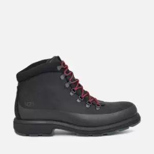 UGG Biltmore Waterproof Rubbed-Trimmed Leather Hiking-Style Boots - UK 8