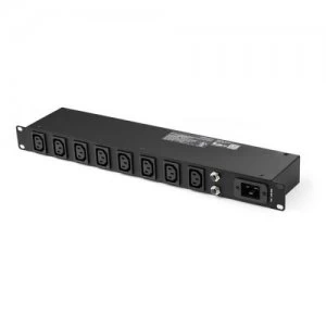 1U 8 Port RackMount PDU with C13 Outlets