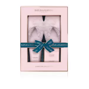Baylis & Harding Signature Collection Luxury Slipper Gift Set - Jojoba - Vanilla & Almond Oil TJ Hughes