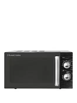 Russell Hobbs Rhm1731 Inspire Black Compact Manual Microwave
