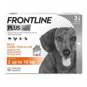 Frontline Plus Spot on Flea Treatment Small Dog - 6 pipettes