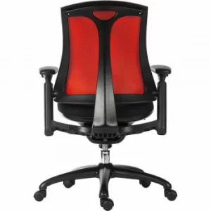 Teknik Office Rapport Luxury Mesh Executive Chair, Red