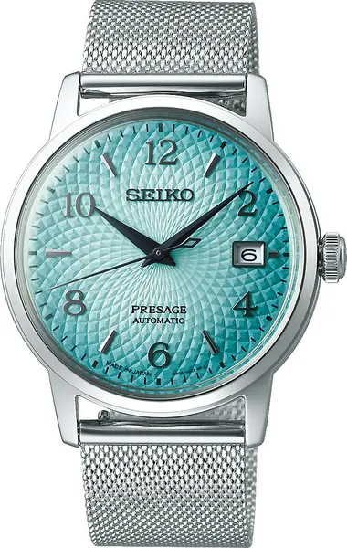 Seiko Presage Watch Cocktail Time Frozen Margarita Limited Edition - Green SE-199