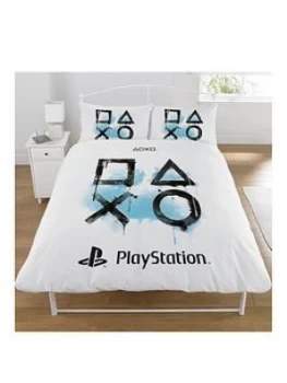 Sony Playstation Sony PlayStation Double Duvet Cover Set, White