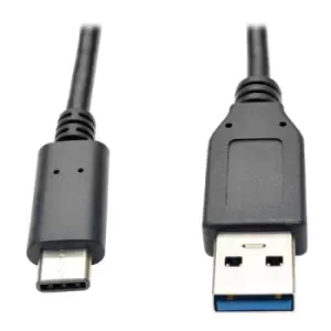 Tripp Lite U428-003-G2 USB-C to USB-A Cable (M/M) USB 3.2 Gen 2 (10 Gbps) Thunderbolt 3 Compatible 3 ft. (0.91 m)