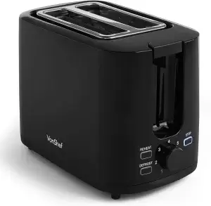 VonShef 2000133 Compact 2 Slice Toaster