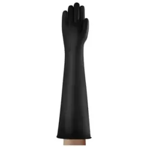 87-108 size 9,5 Chemical Protection Gloves - Black - Ansell