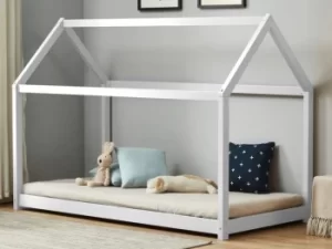 Birlea House 3ft Single White Wooden Bed Frame