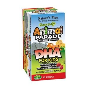 Natures Plus Animal Parade DHA Natural Cherry Flavour 90 Tabs