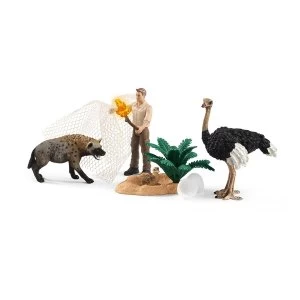 Schleich - Wild Life Hyena Attack Toy Figures