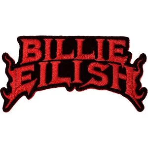 Billie Eilish - Flame Red Standard Patch