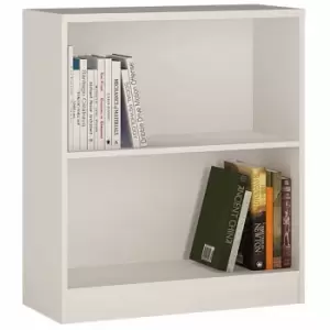 4 You Low Wide Bookcase, white