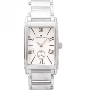 American Classic Quartz Silver Dial Stainless Steel Mens Watch
