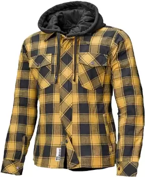 Held Lumberjack II Motorcycle Textile Jacket, black-yellow, Size XL, black-yellow, Size XL