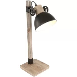 Sienna Gearwood Desk Task Lamp Industrial Matt, Wood Blank