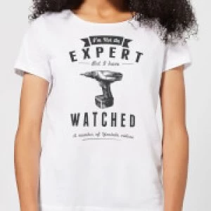 Im not an Expert Womens T-Shirt - White - 4XL