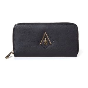 Assassins Creed - Metal Logo Badge Womens One Size Wallet - Black