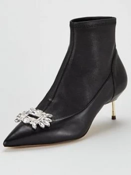 KURT GEIGER LONDON Bellevue Ankle Boots - Black, Size 3, Women
