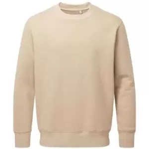 Anthem Unisex Adult Organic Sweatshirt (L) (Desert Sand)