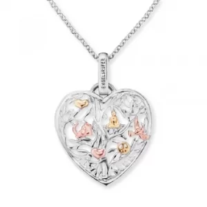 Angel Whisperer Three Colour Tree Of Life Heart Necklace...