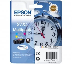 Epson 27XL Alarm Clock Tri Colour Ink Cartridge