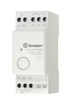 Finder, 230V ac Coil Non-Latching Relay SPDT, 16A Switching Current DIN Rail Single Pole, 13.01.8.230.0000