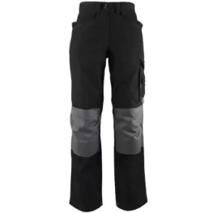 Alexandra Womens/Ladies Tungsten Holster Work Trousers (8R) (Black/Grey)