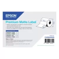 Epson C33S045535 Original White Premium Matte Labels 76mm x 127mm (265 Labels)