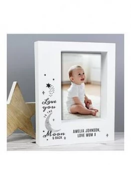 Personalised Love You To The Moon & Back Photo Frame