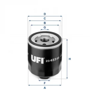 2345300 UFI Oil Filter Oil Spin-On