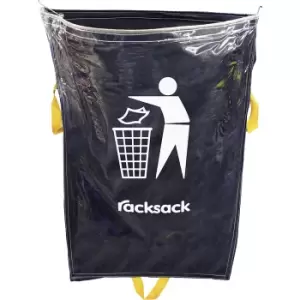 Racksack , capacity 160 l, residual waste symbol, blue/transparent, pack of 5