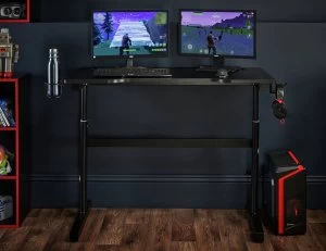 Virtuoso Elevation Gaming Desk - Black