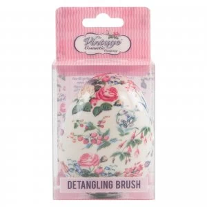 The Vintage Cosmetic Company Floral Detangling Brush