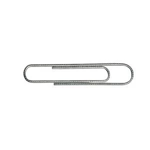 5 Star Office Giant Paperclips Serrated Length 76mm Pack 100