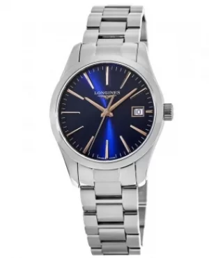 Longines Conquest Classic Blue Dial Stainless Steel Womens Watch L2.386.4.92.6 L2.386.4.92.6