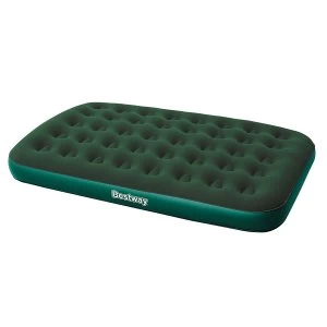 Bestway Green Flocked Inflatable Air Bed - Double