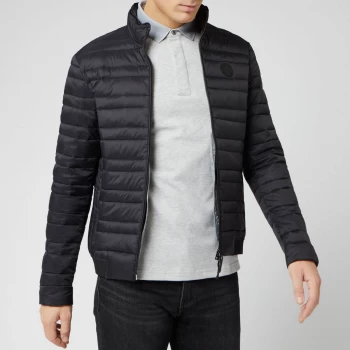 Armani Exchange Recycled Hooded Padded Jacket Black Size XL Men