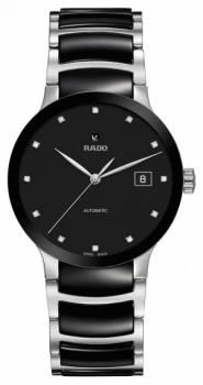 RADO Centrix Automatic Diamonds Black Ceramic Watch