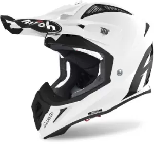 Airoh Aviator ACE Color Motocross Helmet, white Size M white, Size M