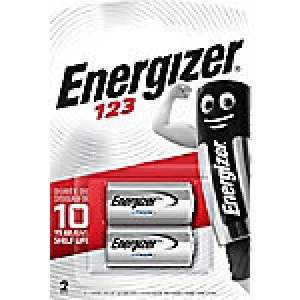Energizer Batteries Photo 123 CR17345 3V Lithium 2 Pieces