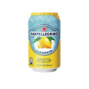 San PelLegrino Limonata Lemon 330ml Cans Pack of 24 12166912