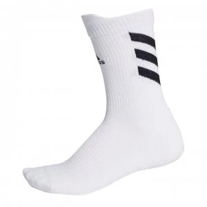 adidas ASK Crew Socks 1 Pack - White/Black