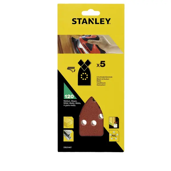 Stanley Sanding Sheets - 120G - STA31447-XJ