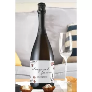 Personalised 75cl Always and Forever Prosecco