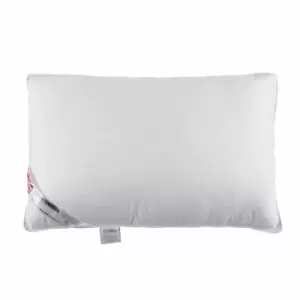 Anti Stress Pillow Carbon Enriched Super Microfibre Extra Fill - White - Homescapes