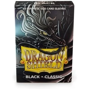Dragon Shield Japanese Size Black Card Sleeves - 60 Sleeves